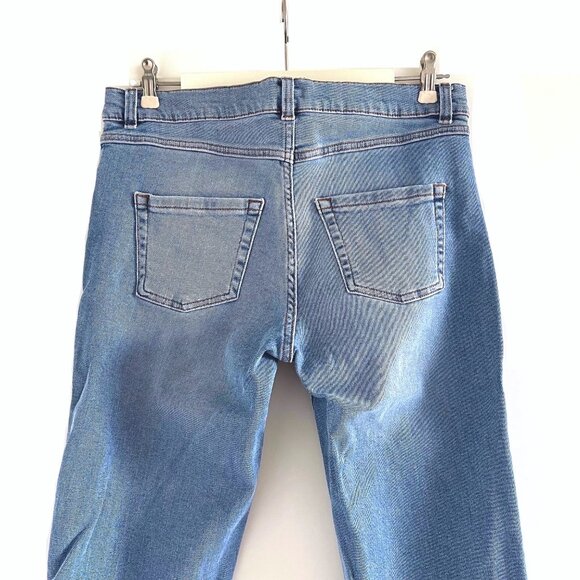 Magda Butrym Nelsonville Frayed Boyfriend Ankle Jeans Size 4 - Picture 9 of 11